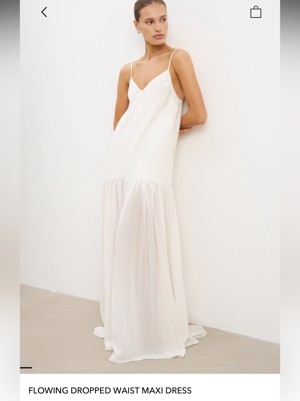 Because of Alice Flowing Dropped Waist Maxi Dress
